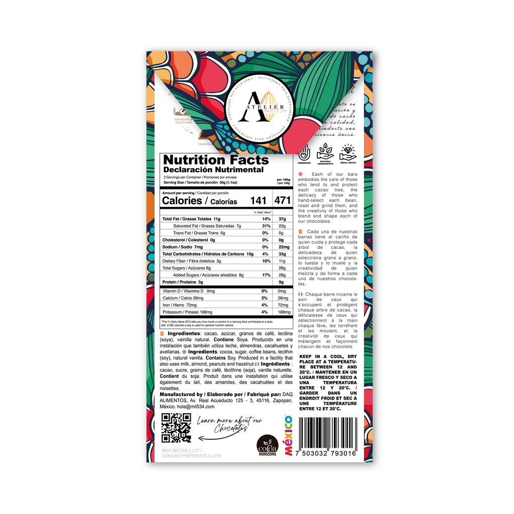 Blend México 70% con  Café Tostado