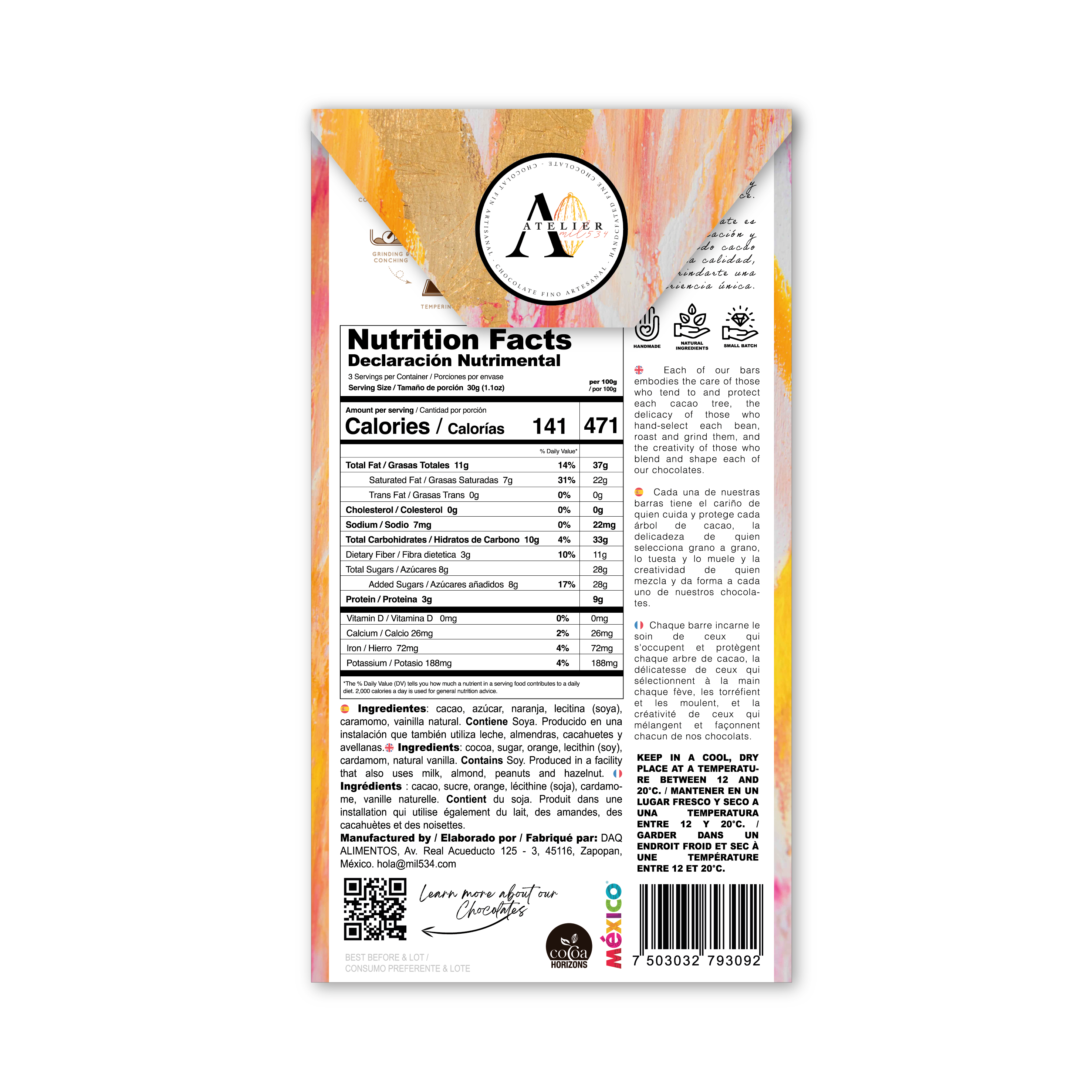 Blend México 70 % con Naranja & Cardamomo